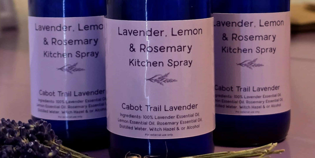 A Fresh New Scent: Lavender, Lemon & Rosemary Kitchen Spray 🌿🍋
