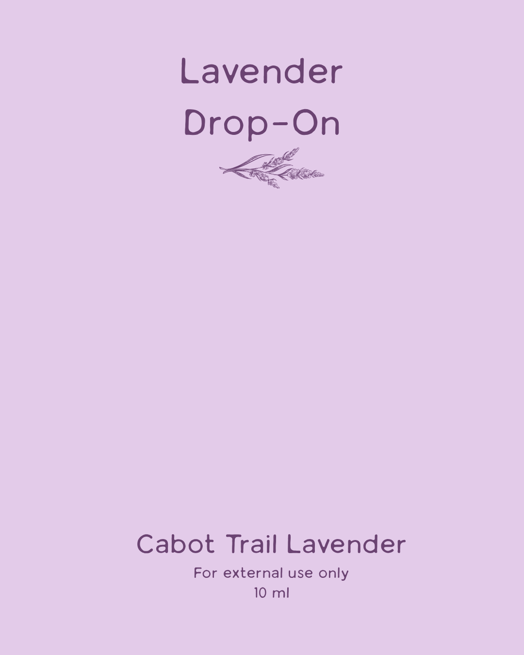Lavender Drop-On