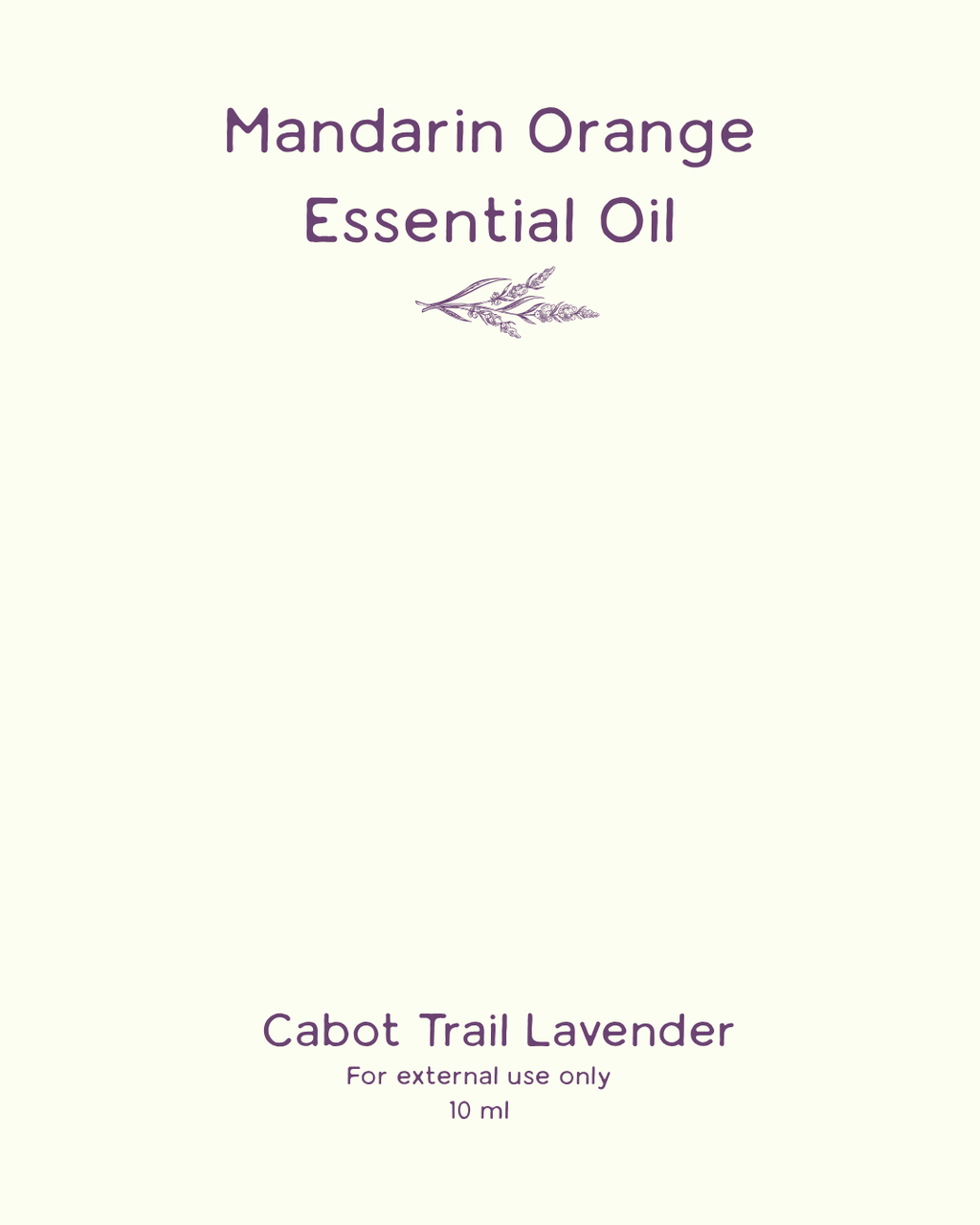 Mandarin Orange Essential Oil