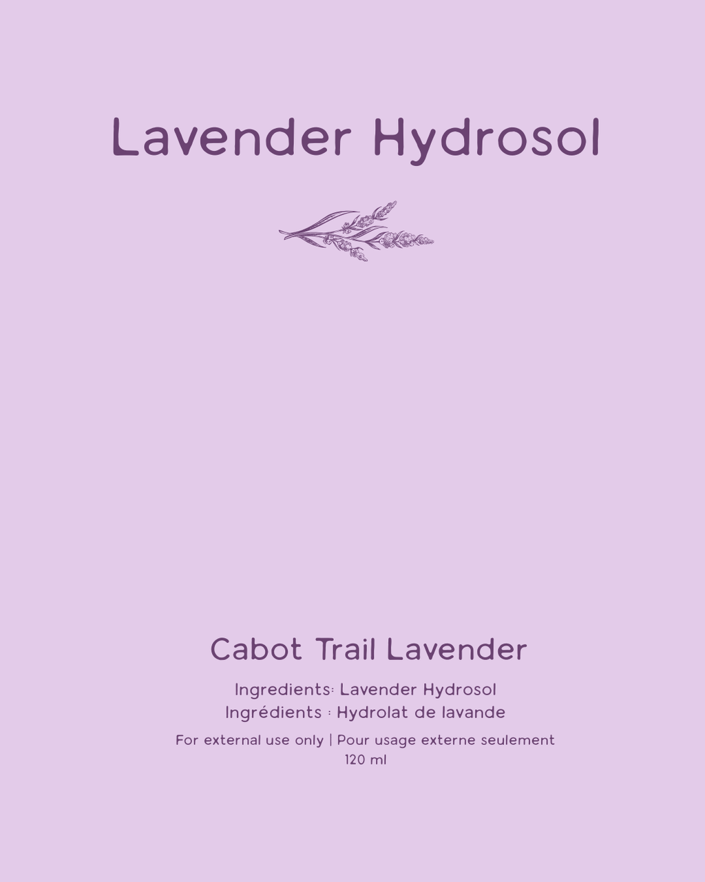 Lavender Hydrosol Spray