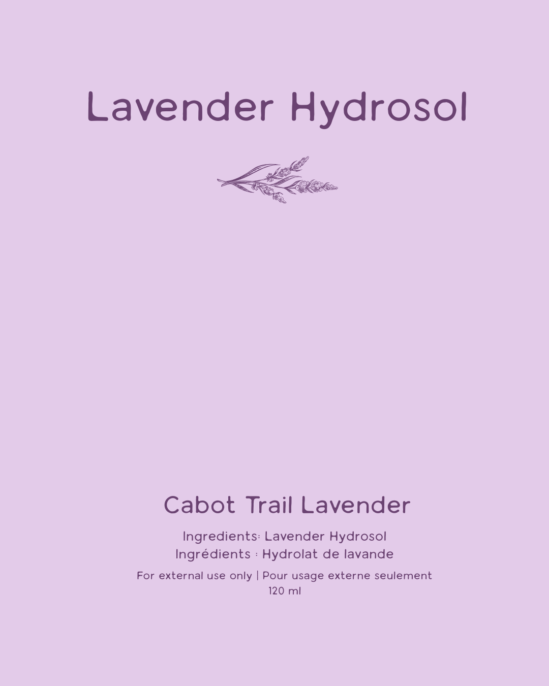 Lavender Hydrosol Spray