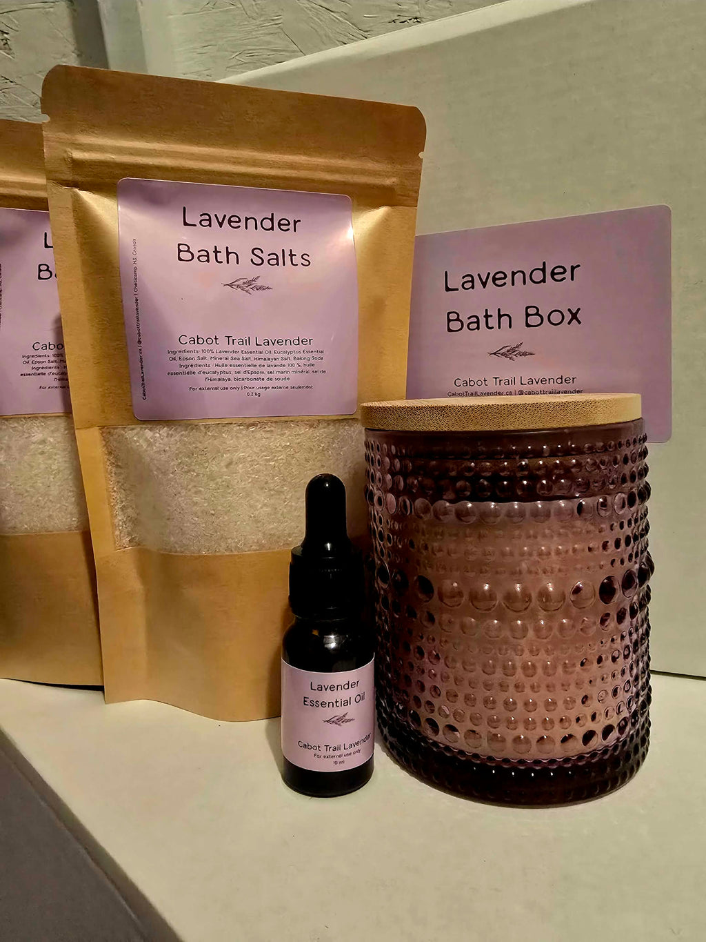 Lavender Bath Box
