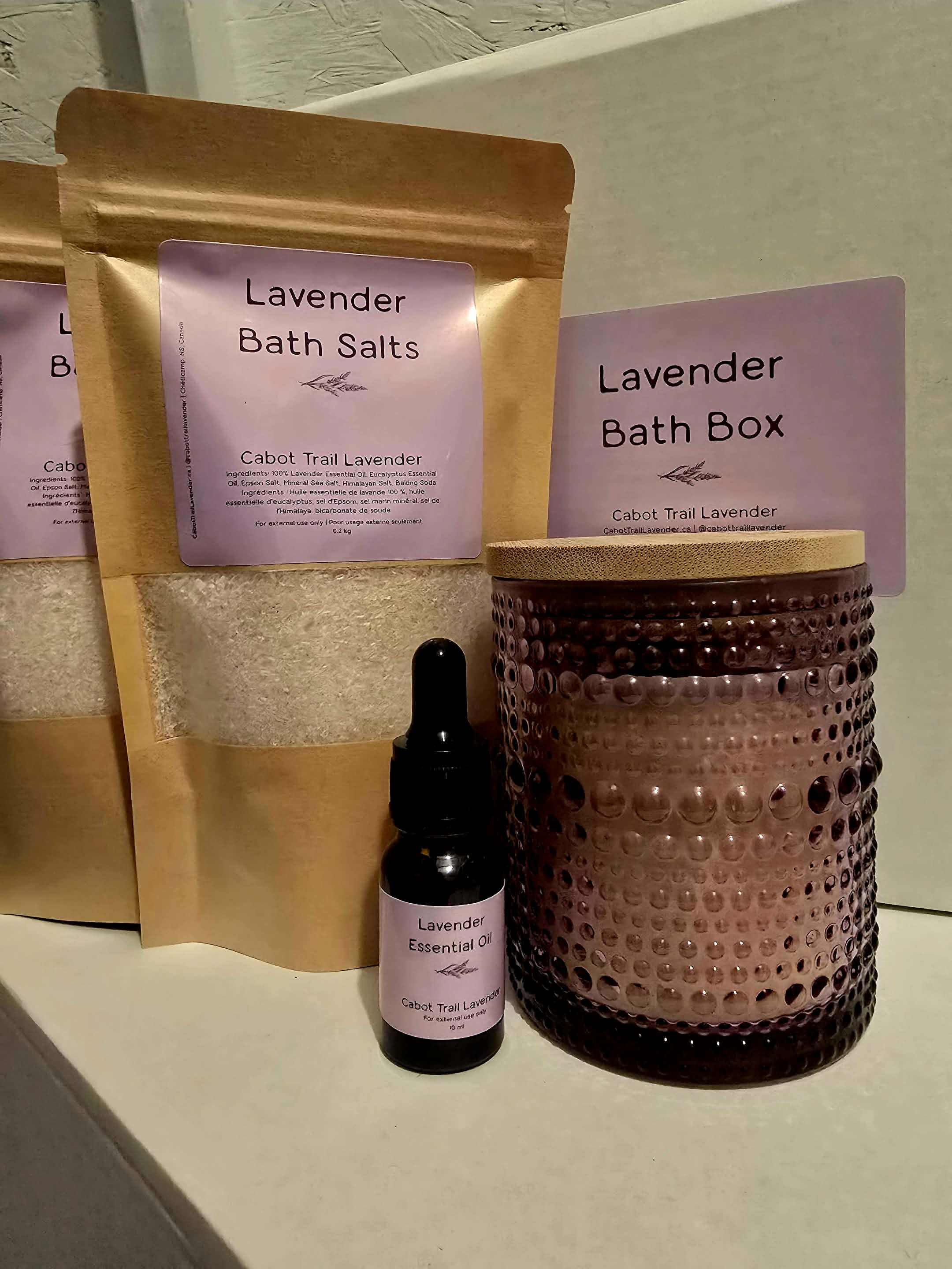 Lavender Bath Box