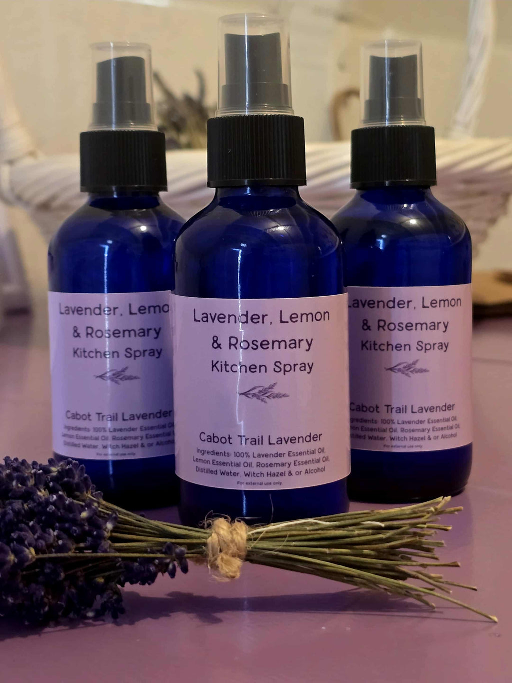 Lavender, Lemon & Rosemary Kitchen Spray